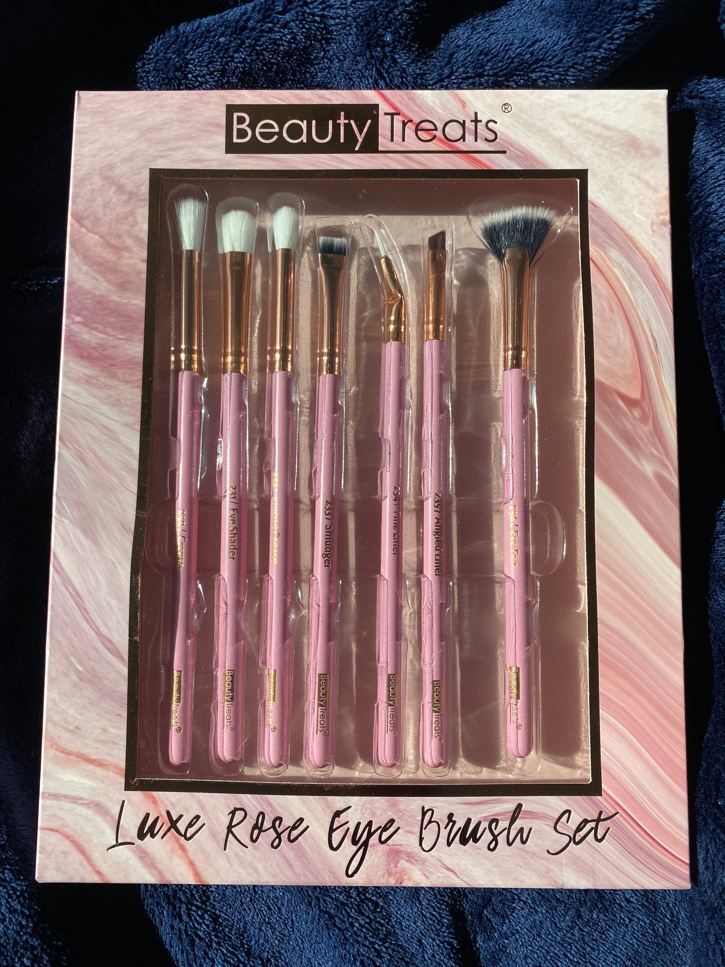 Luxe Rose Eye Brush Set